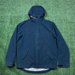 Line of Trade The Portland Rain Jacket Men's Size M Blue Full Zip Outdoors